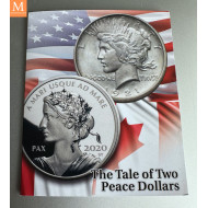 Canada 2024 200 dollar Peace Dollar 1.066 Troy Ounces Gull Kvalitet proof