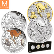 EKSKLUSIV! Australia 2024 "YEAR OF THE Dragon"  5 OZ LUNAR SERIES 3 FARGE  I KAPSEL