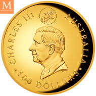 Australia 100 dollar 2024 1 oz Gold Coin WedgeTailed Eagle High Relief