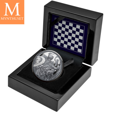 Niue 2024 CHESS  KNIGHT ( SJAKK RIDDER) 1 OZ SØLV