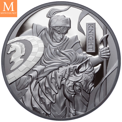 Niue 2024 CHESS  KNIGHT ( SJAKK RIDDER) 1 OZ SØLV