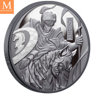 Niue 2024 CHESS  KNIGHT ( SJAKK RIDDER) 1 OZ SØLV