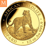 Somalia 2022 LEOPARD PRESTIGE GULL SETT AFRICAN WILDLIFE 4 MYNTER 1,85 OZ PROOF