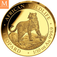 Somalia 2022 LEOPARD PRESTIGE GULL SETT AFRICAN WILDLIFE 4 MYNTER 1,85 OZ PROOF