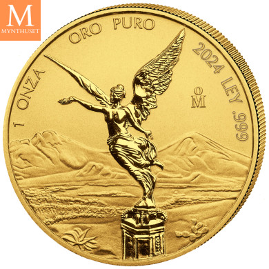 NYHET! Mexico 2024 LIBERTAD 1 OZ GULL Reverse proof CASA DE MONEDA DE MEXICO