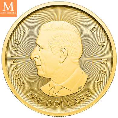 NYHET!Canada 2024 1 oz Gull .99999 Klondike Passage for Gold BU i Forseglet Garantikort