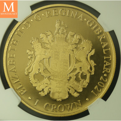 2021 Elvis Prestley 1 Crown 1 oz gull NGC PF69 UCAM