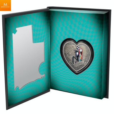 Niue 2021 THE NIGHTMARE BEFORE CHRISTMAS™ 1 OZ  SØLV KVALITET "Antique Finish"