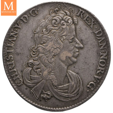 Speciedaler 1694 Christian V Danner Kongis Kv 1+