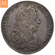 Speciedaler 1694 Christian V Danner Kongis Kv 1+