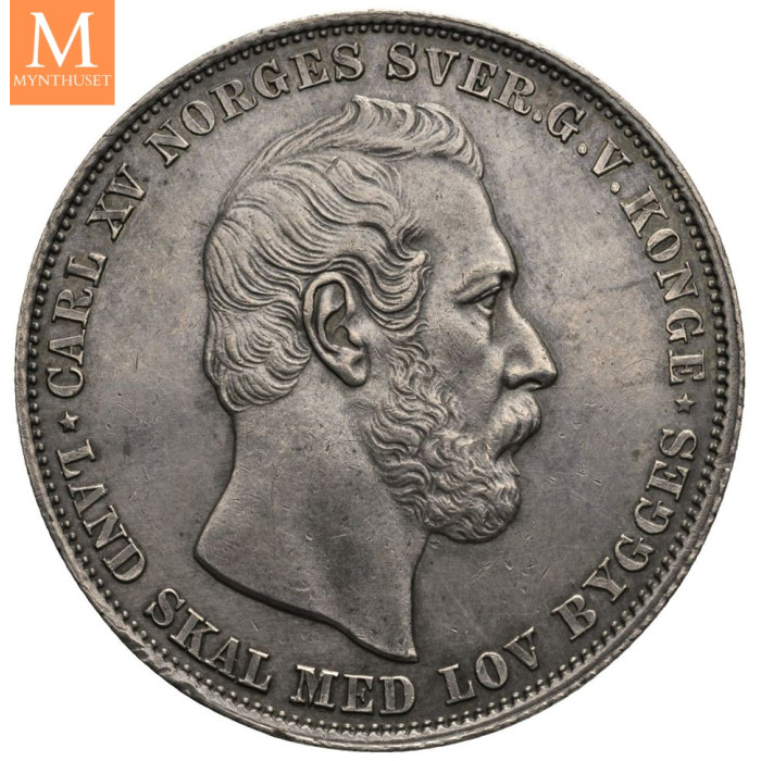 Speciedaler 1865 CARL XV kvalitet 01