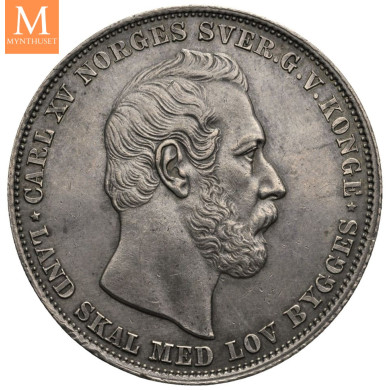 Speciedaler 1865 CARL XV kvalitet 01