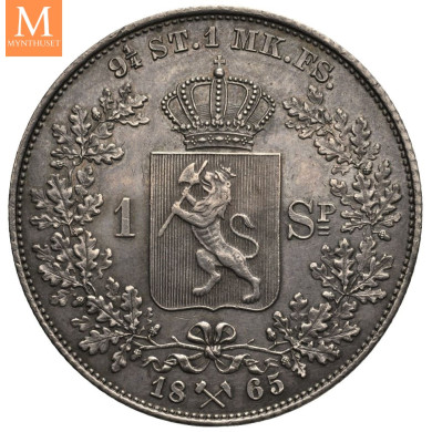 Speciedaler 1865 CARL XV kvalitet 01