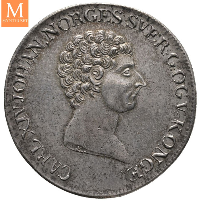 Speciedaler 1821 Carl XIV Johan kvalitet 01