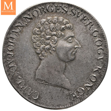 Speciedaler 1821 Carl XIV Johan kvalitet 01