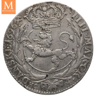 2 mark 1666 Frederik III Kv 1+