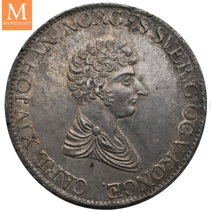 Speciedaler 1827/6 Carl XIV Johan Kv.0/01