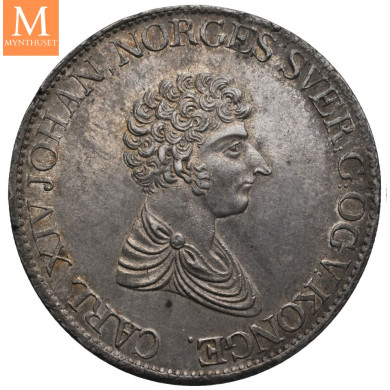 Speciedaler 1827/6 Carl XIV Johan Kv.0/01