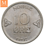 10 øre 1917 Haakon VII Kv 0