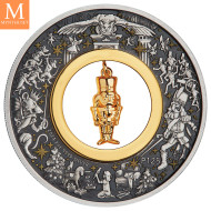 ÅRETS JULEGAVE! Australia The Christmas Nutcracker 2024 2oz sølv antikkfarget mynt