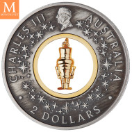 ÅRETS JULEGAVE! Australia The Christmas Nutcracker 2024 2oz sølv antikkfarget mynt