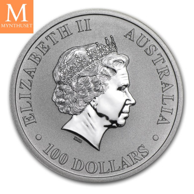 Australia 2013 1 oz Platinum Platypus kvalitet 0, NGC MS70