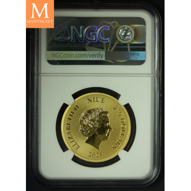 Sjelden! Niue 2021 Batman GULL 250  DOLLAR 1 OZ i kvalitet BU NGC MS70