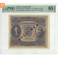 500 kroner 1976 G erstatningsseddel Kvalitet 1