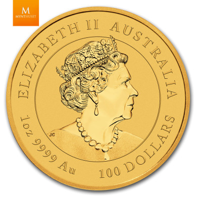 2020 1 OZ AUSTRALIA LUNAR SERIES III YEAR OF THE MOUSE 9999 GOLD COIN BU