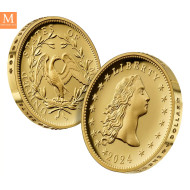 En vanvittig flott mynt! USA 230th Jubileum Flowing Hair Gull 1 OZ kvalitet high Relief