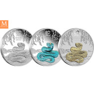 Australia 2025 LUNAR SERIES III "YEAR OF THE SNAKE"  TRIO SETT