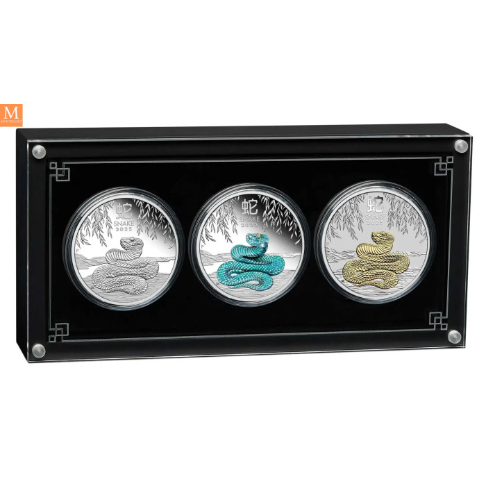 Australia 2025 LUNAR SERIES III "YEAR OF THE SNAKE"  TRIO SETT