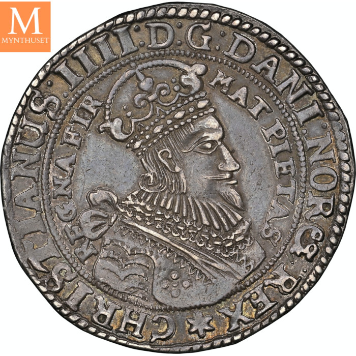 Christian IV (1588-1648) 2 speciedaler 1646 kvalitet 1+/01, NGC AU55