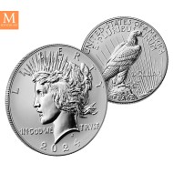 USA 2024 Morgan and Peace Dollar Two-Coin Reverse Proof Set