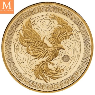 2025 Phoenix 1/10 oz Gull kvalitet BU i kapsel