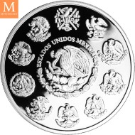 2024 Mexico 5 oz sølv Libertad Kvalitet proof i kapsel