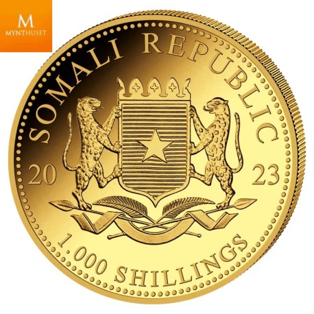 2023 Somalia 1 oz GULL Elephant BU