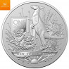 Australia 2022 KANGAROO "NEW SOUTH WALES" 1 OZ SØLV 999 KVALIITET BU I KAPSEL