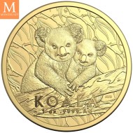 NYHET! 2025 Australia KOALA 1 oz gull kvalitet BU i kapsel , OPPLAG KUN 1000 !