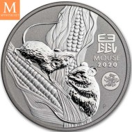 På lager ! Monsterboks! Australia Sølv 2025 Kangaroo 250 x 1 oz  BU (250 oz)