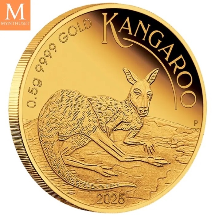 2025 Australian Kangaroo Mini Roo 0.5 gram GULL Proof
