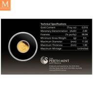 2025 Australian Kangaroo Mini Roo 0.5 gram GULL Proof