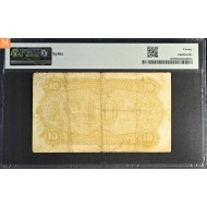 10 kroner 1899 Oscar II C.6437827 Rohde kvalitet 1- rift, PMG VF20 splits