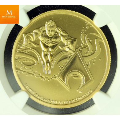 Niue 2021 BATMAN™ 1 OZ sølv mynt i kvalitet BU i kapsel