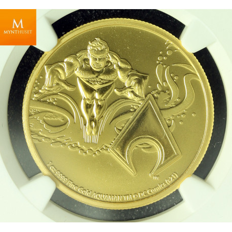 Niue 2021 BATMAN™ 1 OZ sølv mynt i kvalitet BU i kapsel