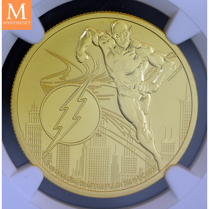 Niue 2022 FLash GULL 250  DOLLAR 1 OZ i kvalitet BU NGC MS69