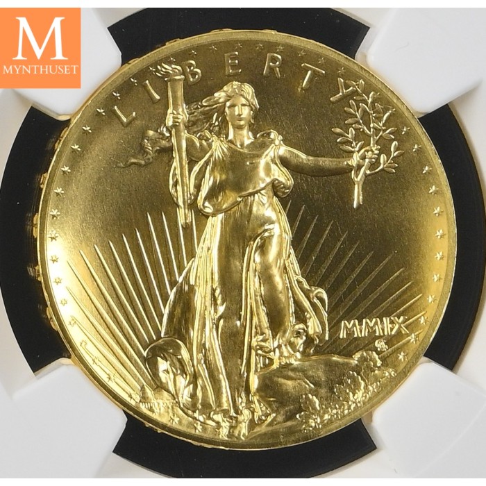2009 20 Dollar ULTRA HIGH RELIEF MS69