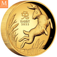 SJELDEN! Australia 2024 YEAR OF THE DRAGON 1 OZ  GULL LUNAR SERIE 3 KVALITET PROOF HIGH RELIEF NGC PF70