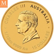 NYHET PÅ LAGER! Australia 2025 1/10 oz Gull Lunar S3 Year of the Snake Color kvalitet BU i kapsel