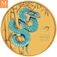 NYHET! Mexico 2024 LIBERTAD GULL PROOF SETT  5 MYNTER 1,9 Oz GULL KVALITET PROOF